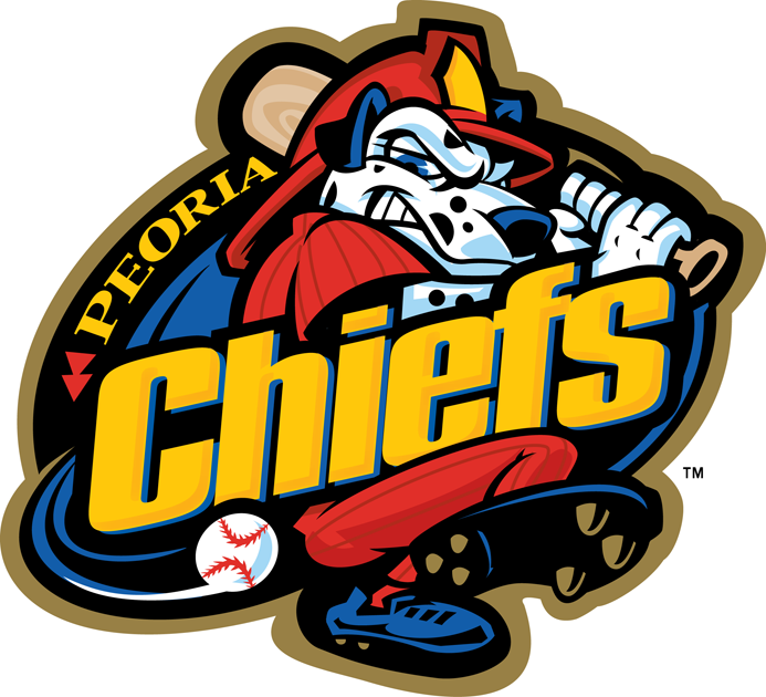 Peoria Chiefs 2013-pres primary logo iron on heat transfer